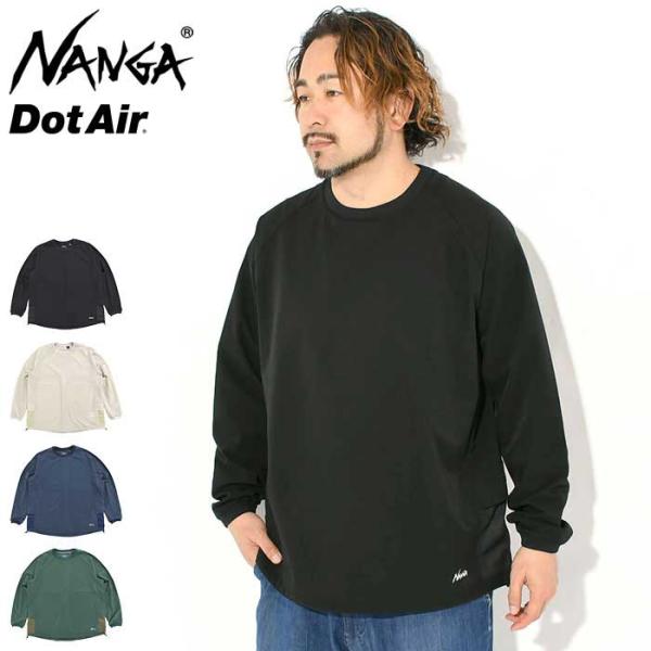 ナンガ ロンT Tシャツ 長袖  NANGA メンズ ドット エア コンフィー ( Dot Air ...