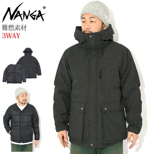 ナンガ ジャケット NANGA メンズ ヒノック ダウン 3 イン 1 (Hinoc Down 3 ...