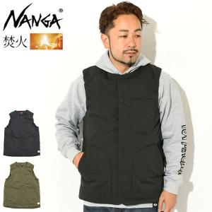 ナンガ ジャケット NANGA メンズ タキビ リップストップ インナー ダウン ベスト (Takibi Ripstop Inner Down Vest ダウンベスト アウター ND2241-1B301 )｜icefield