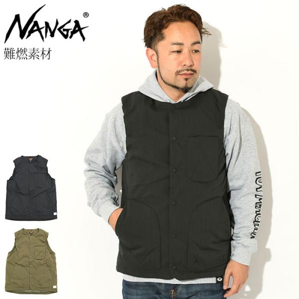 ナンガ ジャケット NANGA メンズ ヒノック リップストップ インナー ダウン ベスト ( Hi...