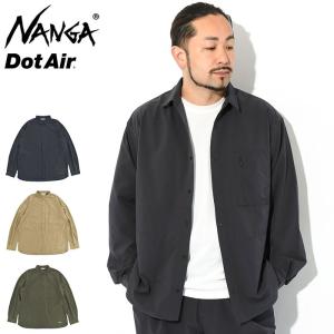 ナンガ シャツ 長袖 NANGA メンズ ドット エア コンフィー ( Dot Air Comfy L/S Shirt カジュアルシャツ トップス 男性用 NW2411-1E905 NW2311-1H233 )｜icefield