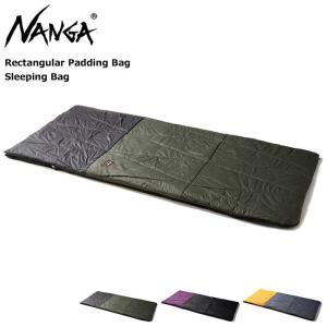 ナンガ 寝袋 シュラフ NANGA レクタンギュラー パディング バッグ スリーピングバッグ (Rectangular Padding Bag Sleeping Bag 中綿 封筒型)｜icefield