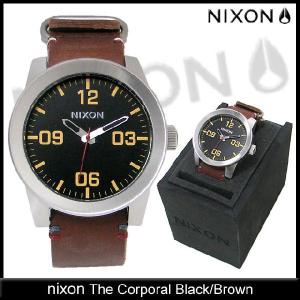 ニクソン nixon 腕時計 ザ コーポラル Black/Brown(nixon The Corporal メンズ NA243019)｜icefield