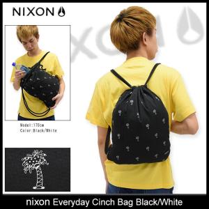 ニクソン nixon リュック エブリデイ シンチバッグ ブラック/ホワイト(Everyday Cinch Bag Black/White メンズ レディース NC2429005)｜icefield