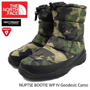 ザ ノースフェイス THE NORTH FACE ブーツ メンズ 男性用 ヌプシ ブーティー WP 4 ジオデシックカモ(NUPTSE BOOTIE WP IV Camo NF51585-GC)｜icefield