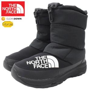 ザ ノースフェイス ブーツ THE NORTH FACE メンズ 男性用 ヌプシ ダウン ブーティー TNF Black/Black (NUPTSE DOWN BOOTIE 撥水 NF51877-KK)｜icefield