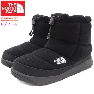 ザ ノースフェイス ブーツ THE NORTH FACE レディース 女性用 ウィメンズ ヌプシ ブーティー ウール 4 ショート TNF Black(NFW51879-KK)｜icefield