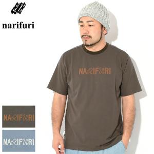 ナリフリ Tシャツ 半袖 narifuri メンズ マルチテック メッシュ プリント ( Multitech Mesh Print S/S Tee 吸水速乾 抗菌防臭 汗ジミ軽減 NF1180 )[M便 1/1]｜icefield