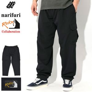 ナリフリ narifuri パンツ メンズ ロックス バイク カーゴ コラボ ( narifuri×ROKX Bike Cargo Pant カーゴパンツ ボトムス 自転車 サイクル NFRX-01 )｜icefield