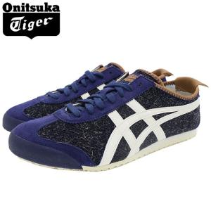 オニツカタイガー スニーカー Onitsuka Tiger メンズ 男性用 メキシコ 66 Indigo Denim/Cream(MEXICO 66 ネイビー 靴 SHOES 1183A521-400)｜icefield