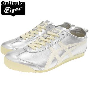 オニツカタイガー スニーカー Onitsuka Tiger メンズ 男性用 メキシコ 66 Silver/Off White(MEXICO 66 シルバー シューズ SHOES THL7C2-9399)｜icefield