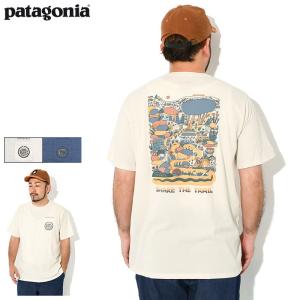 パタゴニア Tシャツ 半袖 Patagonia メンズ コモントレイル ポケット レスポンシビリティー ( Commontrail Pocket S/S Tee USAモデル 37772 )[M便 1/1]｜icefield
