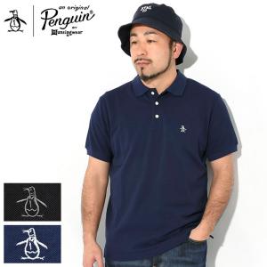 ペンギン バイ マンシングウェア ポロシャツ 半袖 Penguin by Munsingwear メンズ 60s アクション フリー ガセット ( 60s Action Free Polo MLMXJA02 )｜icefield