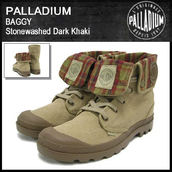 パラディウム PALLADIUM ブーツ バギー Stonewashed Dark Khaki (p...