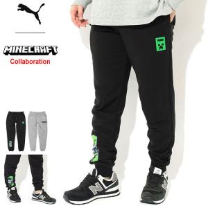 プーマ パンツ PUMA メンズ マインクラフト スウェットパンツ コラボ ( PUMA×MINECRAFT Sweat Pant マイクラ ボトムス 男性用 534377 )｜icefield