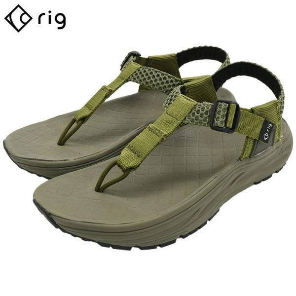 リグ サンダル rig メンズ 男性用 ムグー Khaki ( rig MGUU リカバリーサンダル...