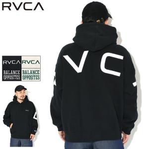 ルーカ パーカー プルオーバー RVCA メンズ ヒッター フェイク ( Hitter Fake Pullover Hoodie ビッグシルエット オーバーサイズ BC042-048 )｜icefield