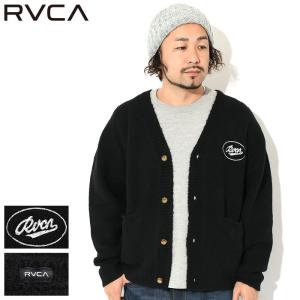 ルーカ カーディガン RVCA メンズ ワーク スクリプト (Work Script Cardigan ビッグシルエット オーバーサイズ Vネック トップス BC042-092)｜icefield