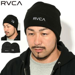 ルーカ ニット帽 RVCA ダブル フェイス ビーニー ( Double Face Beanie ニットキャップ 帽子 メンズ レディース ユニセックス BD042-965 )[M便 1/1]｜icefield