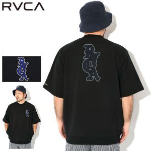 ルーカ トレーナー 半袖 RVCA メンズ OE ハーフ スリーブ クルー スウェット ( OE Half Sleeve Crew Sweat ビッグシルエット トップス BE041-005 )｜icefield