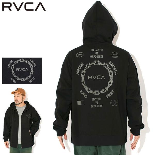 ルーカ パーカー ジップアップ RVCA メンズ メタル アージー ( Metal Urgy Ful...