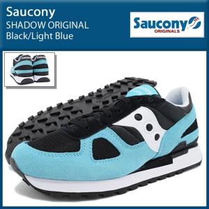 サッカニー スニーカー Saucony メンズ 男性用 シャドウ オリジナル Black/Light Blue(SAUCONY S2108-611 SHADOW ORIGINAL)｜icefield