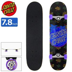 サンタクルーズ スケボー スケートボード SANTA CRUZ コンプリート デッキ 7.8インチ × 31.7インチ Glow Dot (7.8inch 完成品 組み立て済み)｜icefield