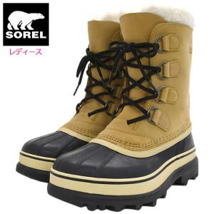 ソレル スノーブーツ SOREL レディース 女性用 カリブー WP Buff ウィメンズ ( CARIBOU WP WOMENS 防水 2023FW スノー・ブーツ ベージュ NL1005-280 )｜icefield