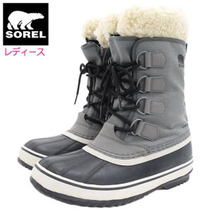 ソレル スノーブーツ SOREL レディース 女性用 ウィンターカーニバル WP Quarry/Black ウィメンズ ( WINTER CARNIVAL WP WOMENS 防水 2023FW NL3483-052 )｜icefield