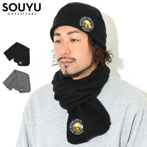 ソーユー アウトフィッターズ マフラー SOUYU OUTFITTERS リ フリース スカーフ ( Re Fleece Scarf メンズ レディース F22-SO-G11 )[M便 1/1]｜icefield