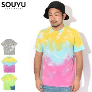 ソーユー アウトフィッターズ Tシャツ 半袖 SOUYU OUTFITTERS メンズ スライダー タイダイ ( Slider Tie Dye S/S Tee カットソー S20-SO-09 )[M便 1/1]｜icefield