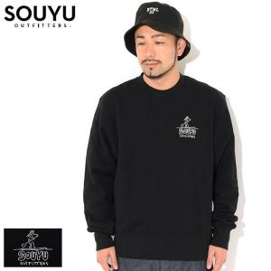 ソーユー アウトフィッターズ トレーナー SOUYU OUTFITTERS メンズ ソウユウマン クルー スウェット ( Souyuman Sweat トップス S20-SO-25 )｜icefield