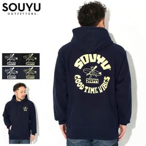 ソーユー アウトフィッターズ パーカー プルオーバー SOUYU OUTFITTERS メンズ コイデアソブ ( Koideasobu Pullover Hoodie スウェット トップス S24-SO-00 )｜icefield