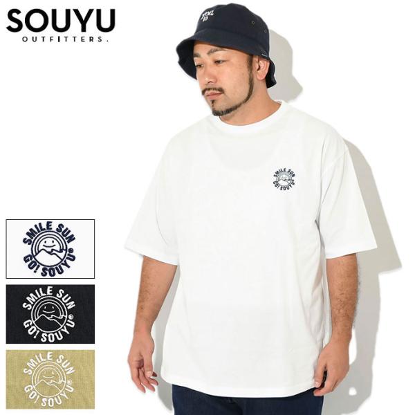 ソーユー アウトフィッターズ Tシャツ 半袖 SOUYU OUTFITTERS メンズ スマイル サ...