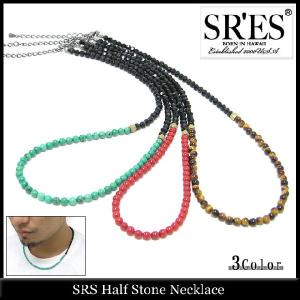 エスアールエス SRES ハーフ ストーン ネックレス(SRS Half Stone Necklace)｜icefield