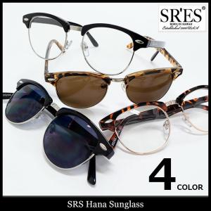 エスアールエス サングラス SRES メンズ ハナ(SRS Hana Sunglass メガネ 眼鏡 伊達メガネ ウェリントン ハーフリム)｜icefield