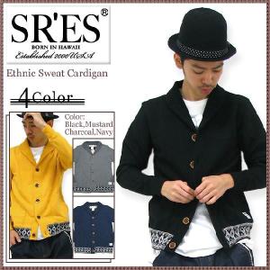 エスアールエス SRES カーディガン エスニック スウェット Cardigan(SRS Ethnic Sweat カーディガン)｜icefield