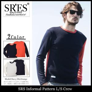 エスアールエス SRES カットソー 長袖 メンズ インフォーマル パターン(SRS Informal Pattern L/S Crew トップス)｜icefield