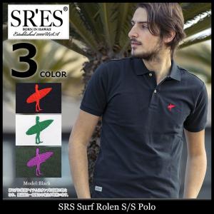エスアールエス SRES ポロシャツ 半袖 メンズ サーフ ローレン(SRS Surf Rolen S/S Polo 鹿の子 ポロ トップス)｜icefield