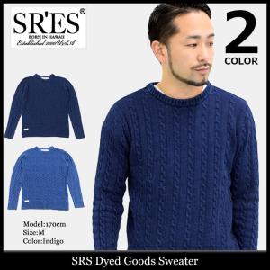 エスアールエス SRES セーター メンズ ダイド グッズ(SRS Dyed Goods Sweater クルーネック トップス KNT01319)｜icefield