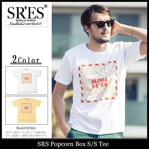 エスアールエス Tシャツ 半袖 SRES メンズ ポップコーン ボックス(SRS Popcorn B...
