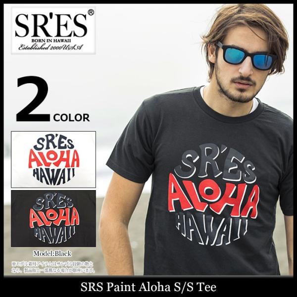 エスアールエス Tシャツ 半袖 SRES メンズ ペイント アロハ(SRS Paint Aloha ...