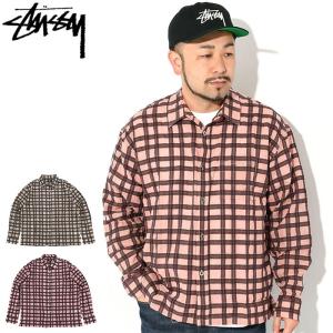 ステューシー シャツ 長袖 STUSSY メンズ Sonoma Plaid ( stussy shirt カジュアルシャツ トップス 男性用 1110319 USAモデル 正規 )｜ice field