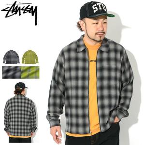 STUSSY（ステューシー） シャツ 長袖 メンズ Zip Up Work(stussy shirt