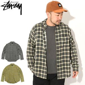 Stussy チェック柄 長袖シャツ グレー系 Stussy チェック柄 長袖シャツ グレー系 STUSSY(ステューシー