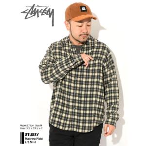 ステューシー シャツ 長袖 STUSSY メン...の詳細画像1