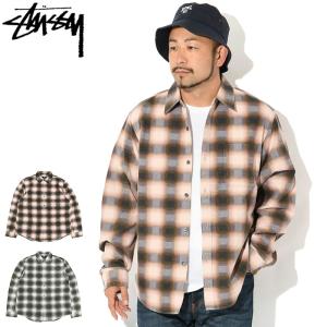 ステューシー シャツ 長袖 STUSSY メンズ June Plaid ( stussy shirt フランネルシャツ ネルシャツ チェック トップス 男性用 1110370 USAモデル 正規 )