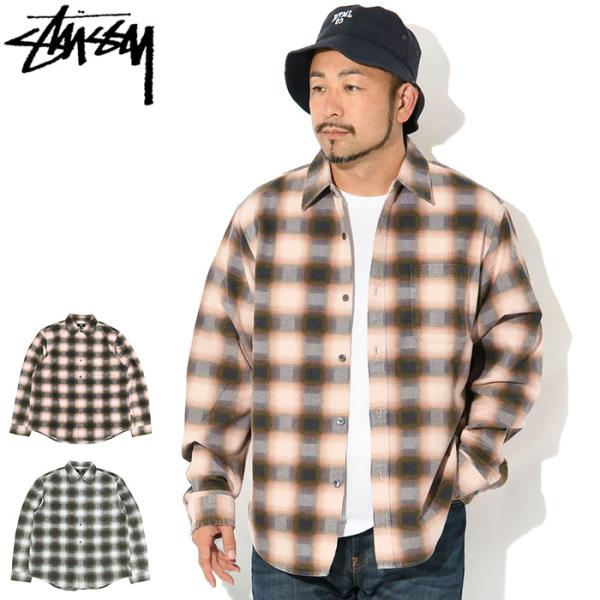 ステューシー シャツ 長袖 STUSSY メンズ June Plaid ( stussy shirt...