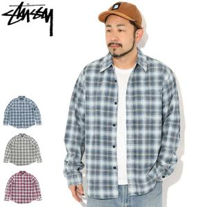 ステューシー シャツ 長袖 STUSSY メンズ Dax Plaid ( stussy shirt フランネルシャツ ネルシャツ チェック トップス 1110375 USAモデル 正規 )