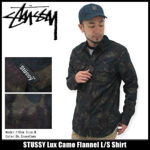 ステューシー STUSSY Lux Camo Flannel シャツ 長袖(stussy shirt シャツ メンズ・男性用 111752)｜icefield